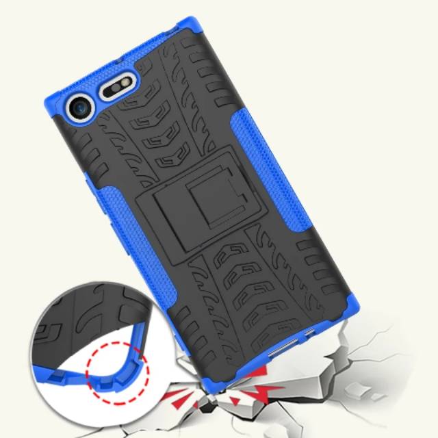 hardcase armor sony xperia xz1 compact kokoh tahan banting docomo au softbank global oke