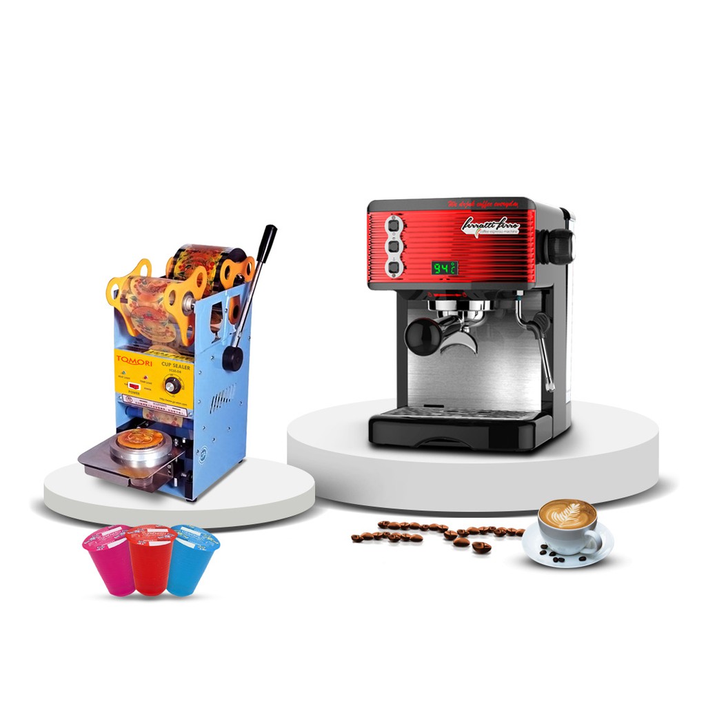 Paket Mesin Kopi Espresso Machine Cup - 7