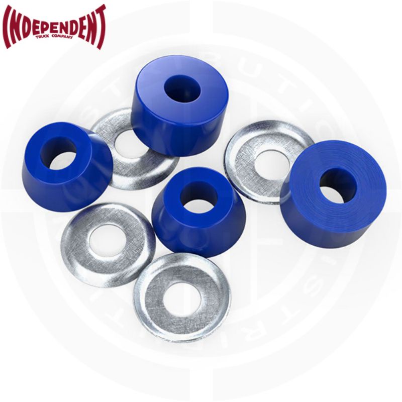 INDEPENDENT Genuine Parts Standard Cylinder Cushions Medium Hard 92A Blue Skateboard (Bushings)