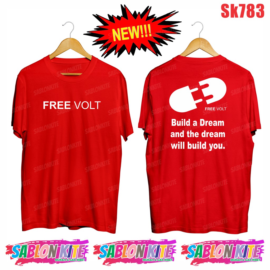 MURAH!!! KAOS KPOP JHOPE FREE VOLT FREEVOLT SK783 UNISEX COMBED 30S