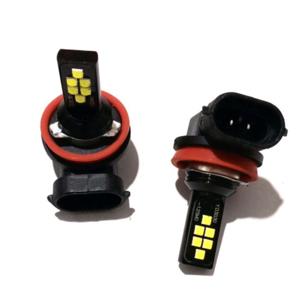 TERMURAH -   FOGLAMP  H11 LAMPU LED MOBIL  SUPER TERANG