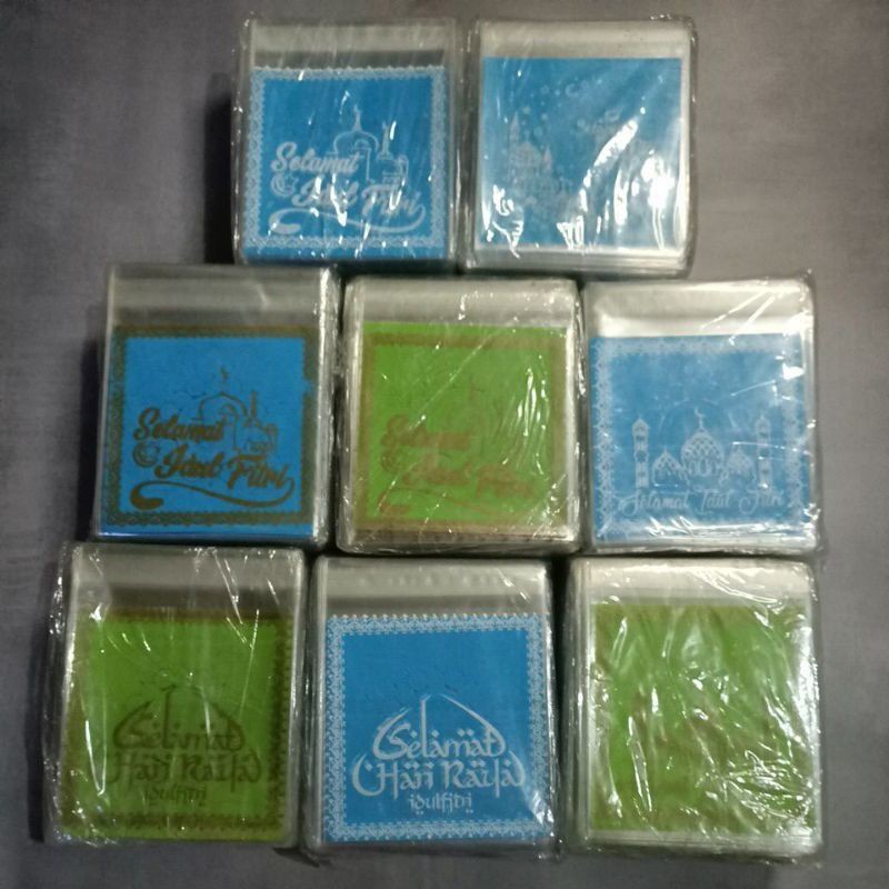 

(90pcs-100pcs) kantong plastik opp 10x10 idul fitri/cookies bag di hampers souvenir lebaran/plastik hampers