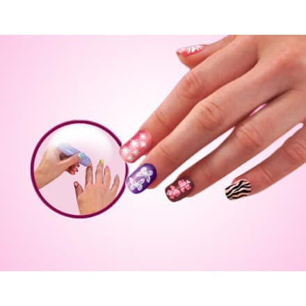 Kuku Hias Nail Art Kit / Penghias Kuku Stamping Kit Salon Express Alat Gambar Kuku Cantik