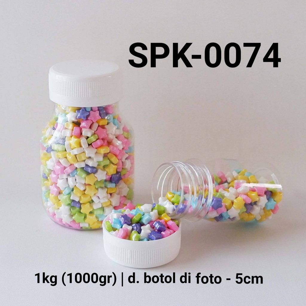 

SPK-0074 Sprinkles sprinkle sprinkel 1kg 1 kg kilo bintang rainbow yamama baking grosir murah sprinkles cake dekorasi mutiara trimit decoration story sprinklestory sprinklesstory sprinkle story yamama baking