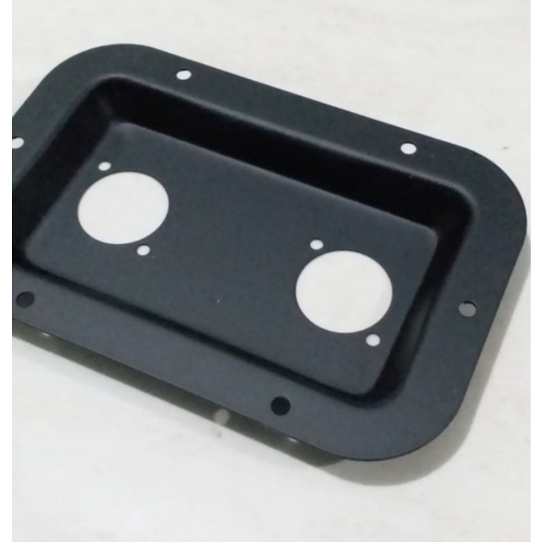 Plat speakon cekung kecil / terminal speakon speaker stereo