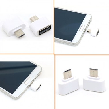 Mini OTG Adapter Micro USB ke USB Female - V8 | omenstore