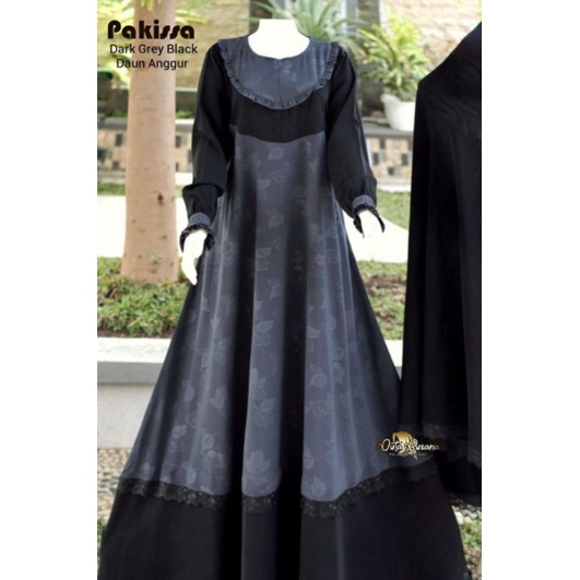 Set Syar'i Pakissa motif Daun by. Duta Busana