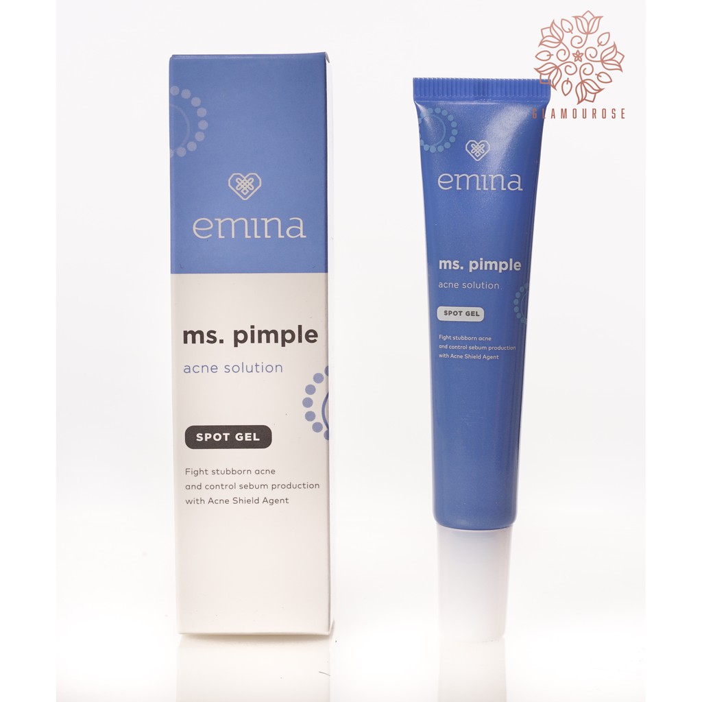 ❤️Glamouroseshop❤️ Emina Ms. Pimple Acne Solution Spot Gel 15ml