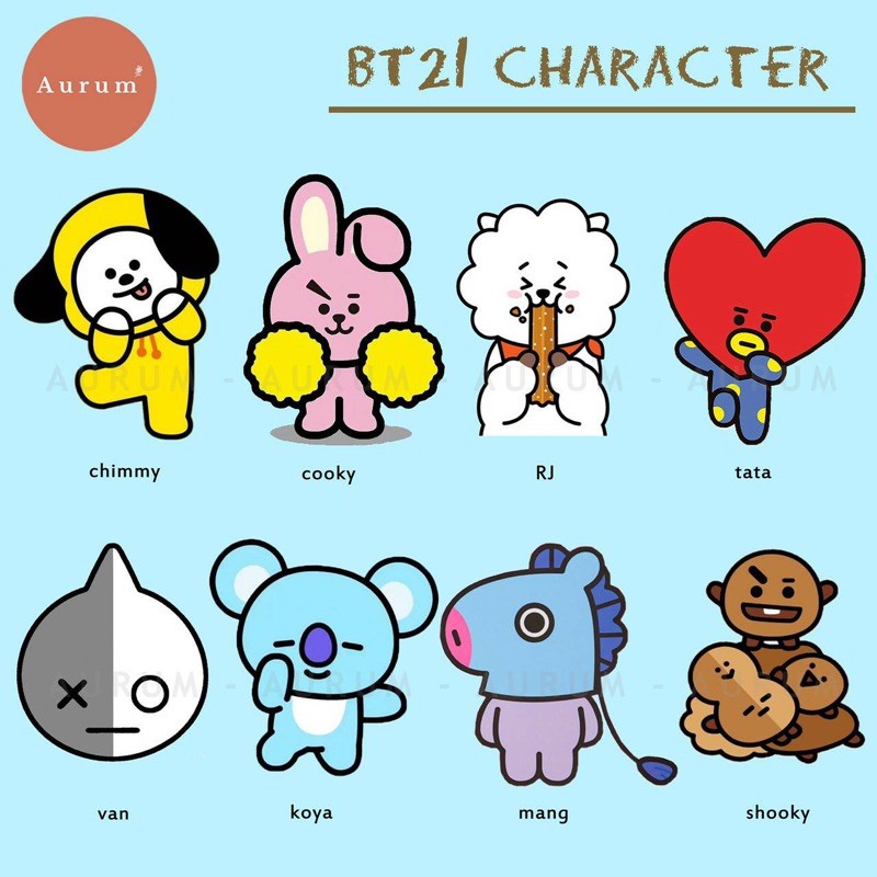 BT21 BTS SVG Bundle (FSD-G11) Store Free SVG Download, 47% OFF