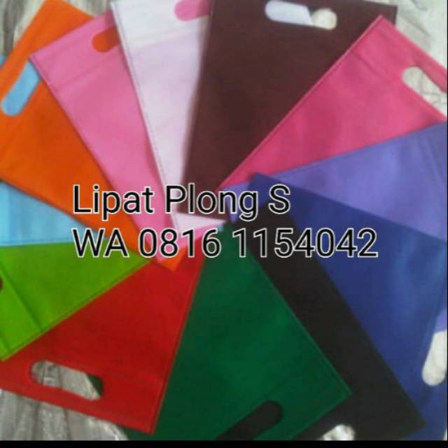 

Tas Spunbond sablon 1 warna 1 sisi plong S