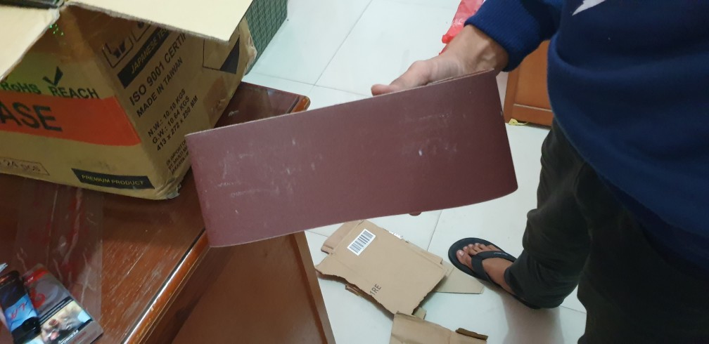 Kertas Pasir Amplas Sander 4 X 24cm 4x24cm Grit 180 Halus Ekamant