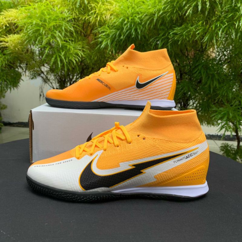 READY Sepatu Futsal Nike Mercurial Superfly 7 Laser Orange IC TERMURAH