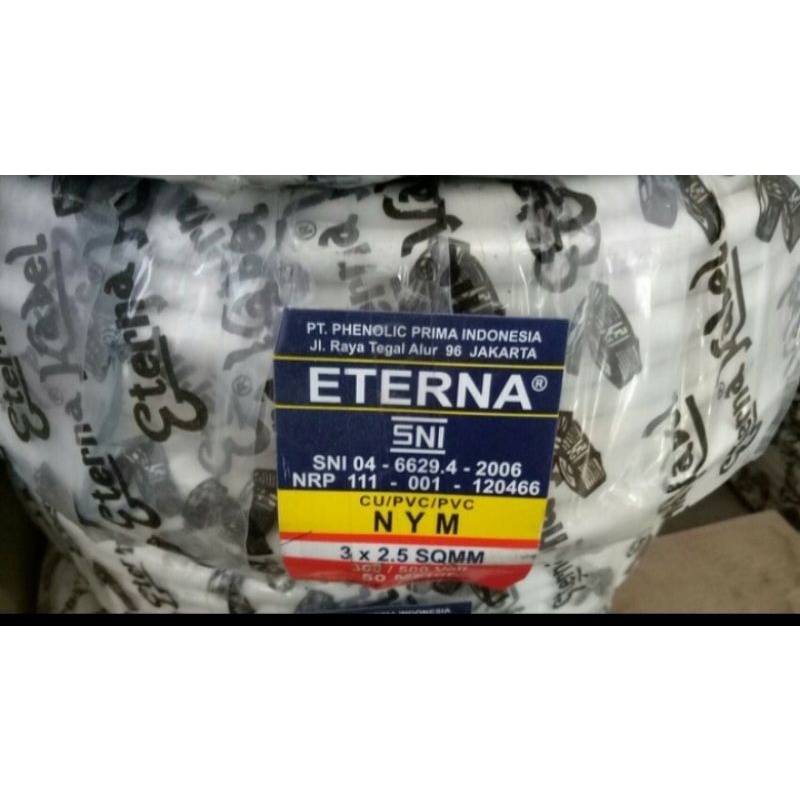 Kabel NYM 3x2.5 Eterna 50 Meter