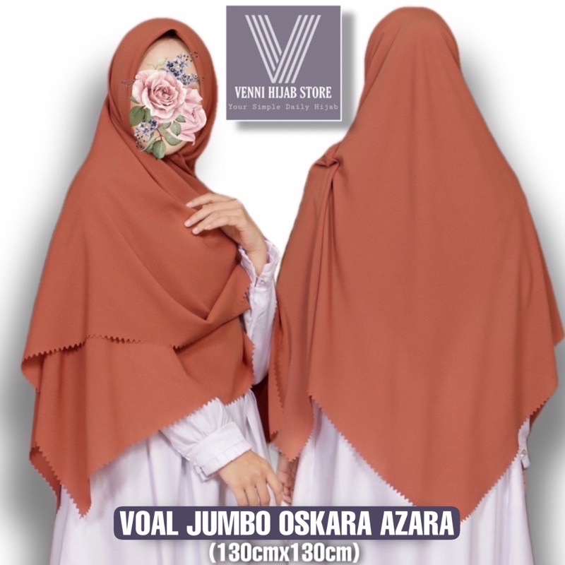 (AZARA JUMBO) OSKARA VOAL MIRACLE LC ORI AZARA(130x130cm)