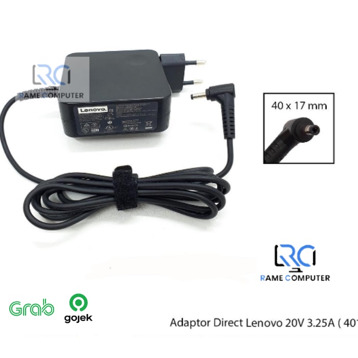 Adaptor Charger Lenovo IdeaPad 310 320 330 310S 320S 330S 320-14ISK 320S-14IKBR 320-15ABR 20V-3.25A 65W