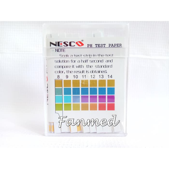 Kertas strip stik PH meter PH Paper test Cek Kadar Asam Basa 0- 14