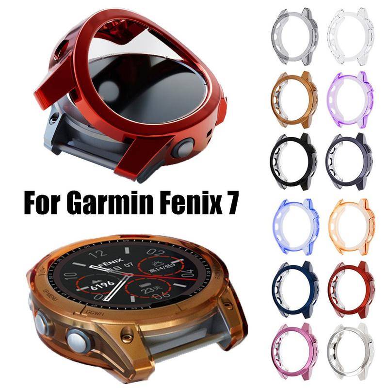 Soft Case Pelindung Smartwatch Garmin Fenix 7 7X 7S Bahan TPU Tahan Debu