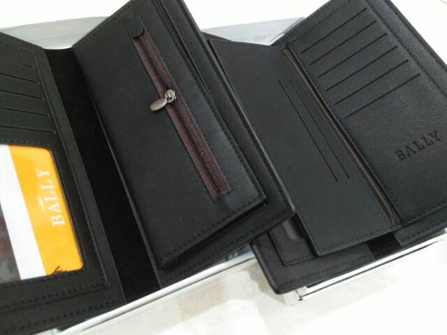 Dompet import kulit panjang lipat