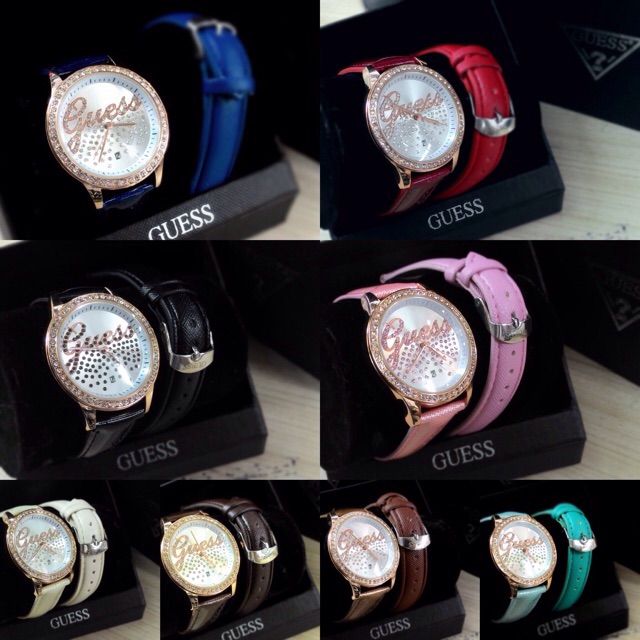 jam guess set free box +tali cadangan