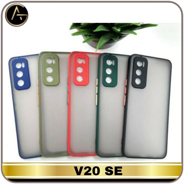 Casing Vivo V20 SE V 20 SE Hard Case Soft Case Translucent Cover