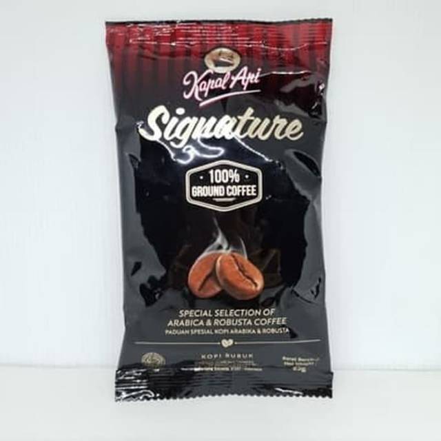 Kapal api signature ground coffe special kopi arabica robusta 65 gram