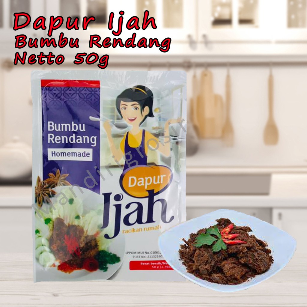 Bumbu Rendang *Dapur Ijah * Bumbu * 50g