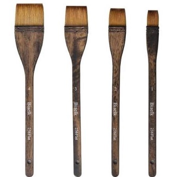 

256 flat Watercolor artist brush High quality goat hair ---READY---
