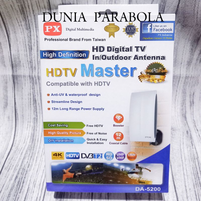 Antena Evercoss AN5000 Analog &amp; digital Outdoor n Indoor TV LCD LED bisa 2 TV INT 119 bagus untuk STB Antena PX HDTV Digital Indoor Outdoor PX DA 5200