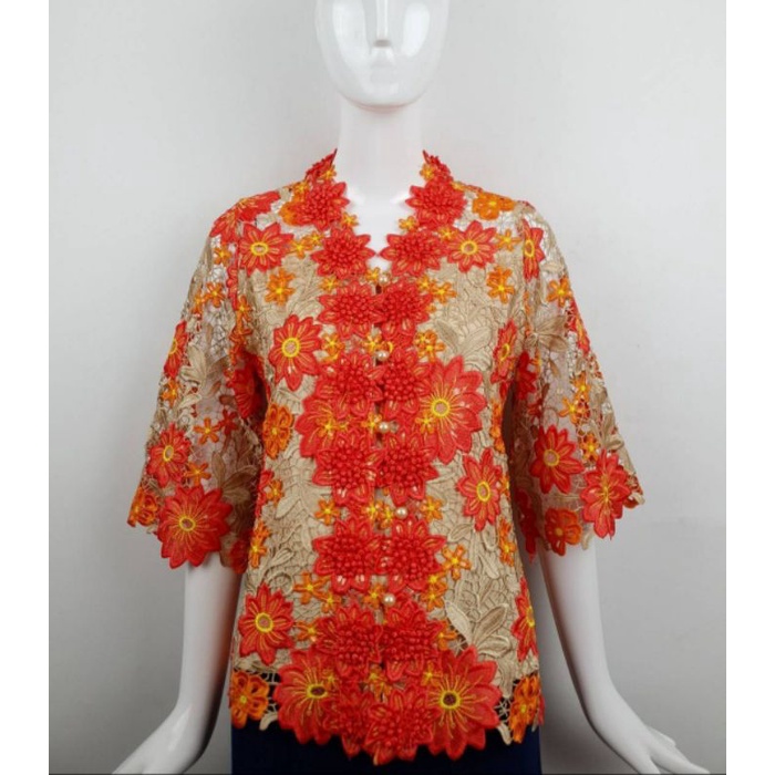 brokat kebaya PINK BOUTIQUE kebaya payet super pink butik Y406-20