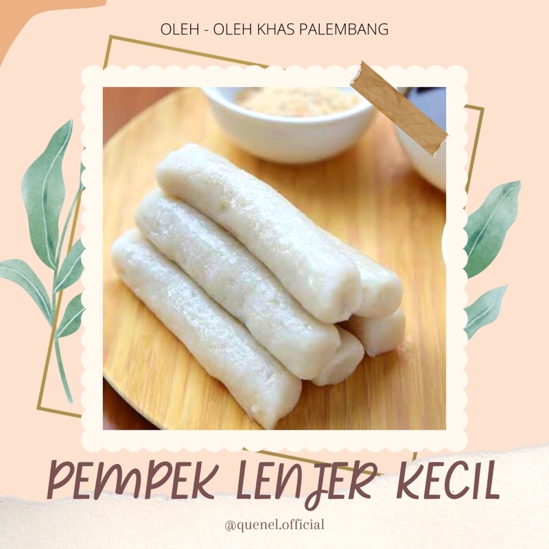 

PEMPEK LENJER KECIL ISI 10pcs ASLI PALEMBANG IKAN TENGGIRI PLUS CUKO