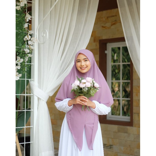 G.N.A.ID - JENNAIRA KHIMAR ZIPPER VERSI 1 RESLETING PANJANG