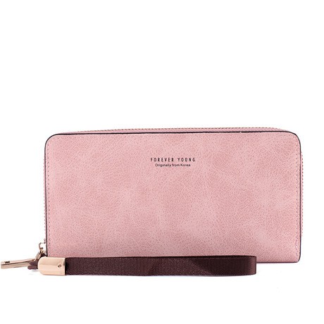 DOMPET PANJANG WANITA KULIT PINK CESSY WA050P3 FOREVER 