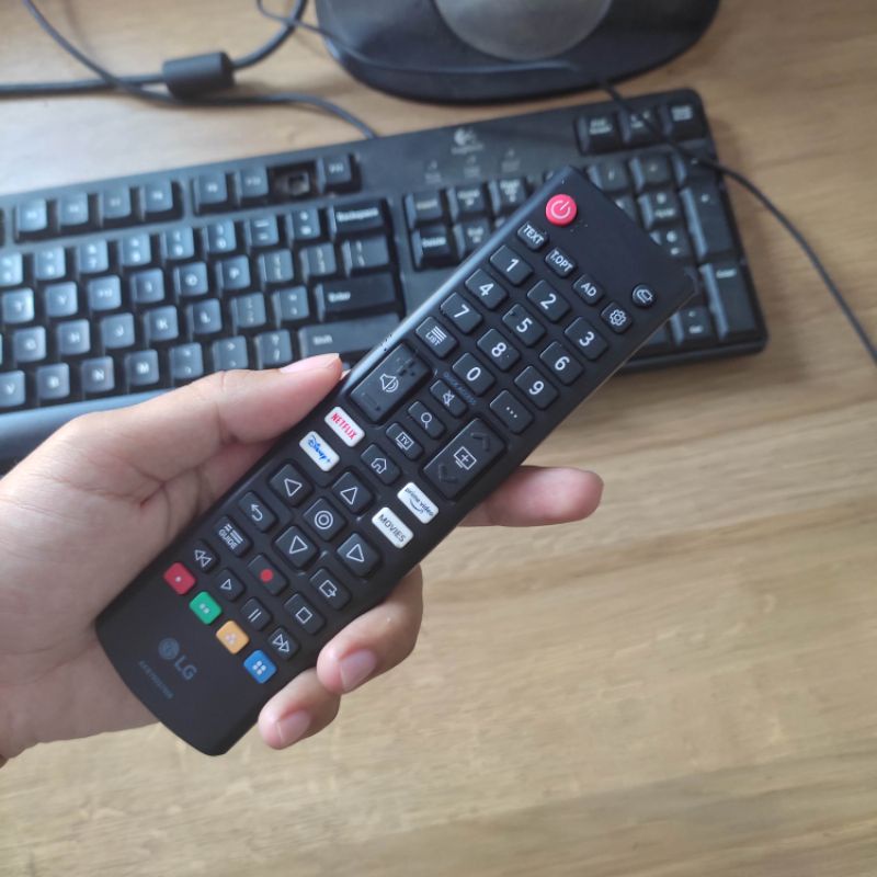 Remote TV LG Smart TV Original 100% Terbaru Dengan Netflix,Disnep+,Prime Video & Movies AKB76037606 