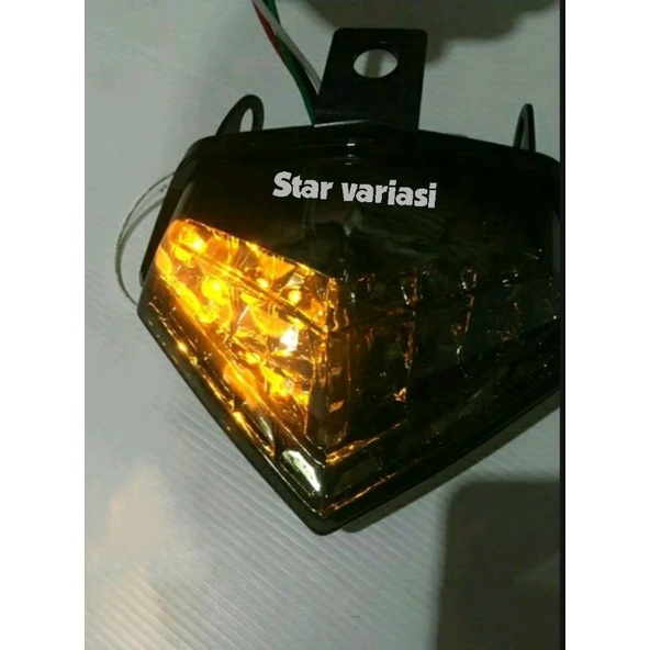 Stoplamp Lampu Stop Vixion New Led Running/Flash LED Kualitas