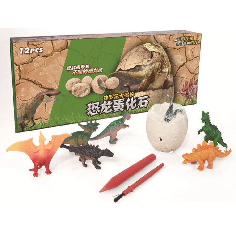 Needway Dinosaurus Menggali Telur Kit Anak-Anak Menggali Anak Laki-Laki Unik/ Perempuan Mainan Arkeologi Mainan Dinosaurus DIY Model Rakit Alat Penggali Paleontologi Dinosaurus Mainan Edukasi