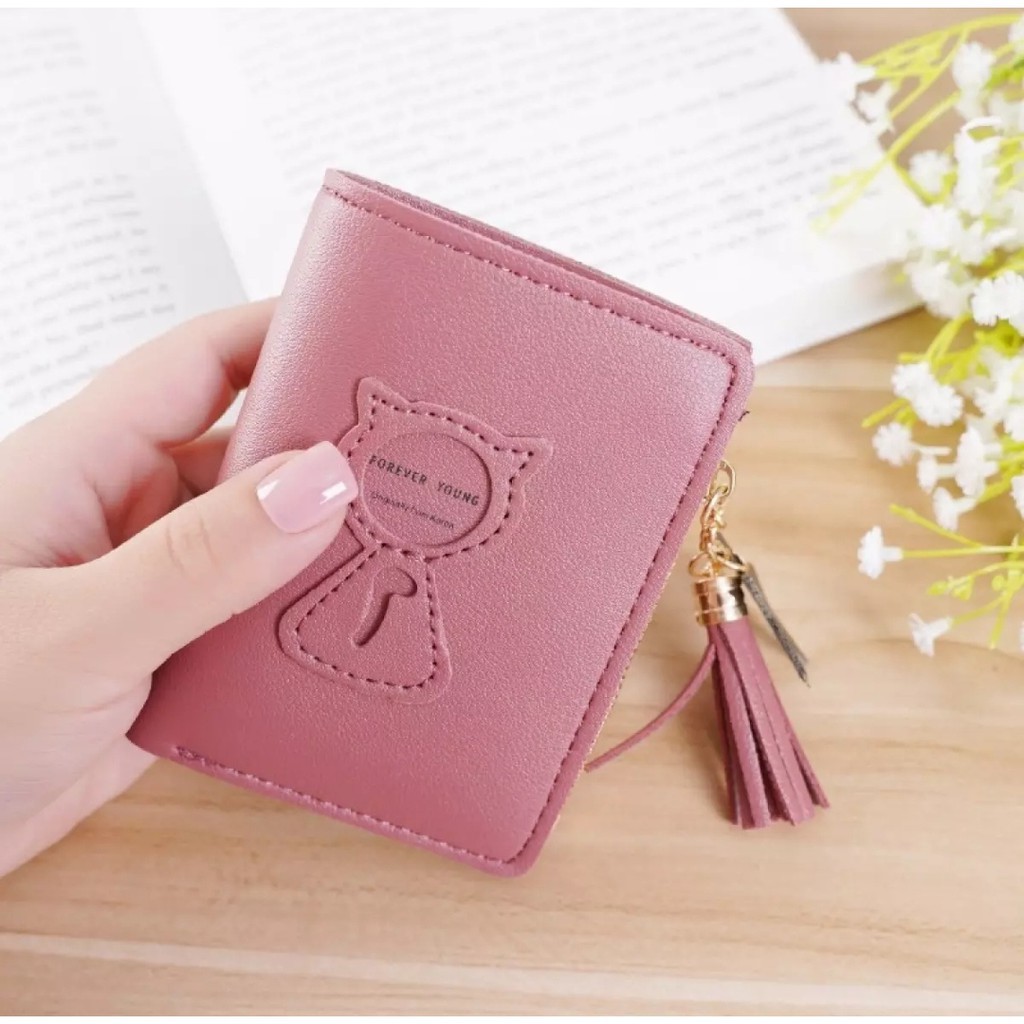 *ALIBABA1688*COD DOMPET WANITA D105 KOREAN FASHION TRENDY FASHION WALLET