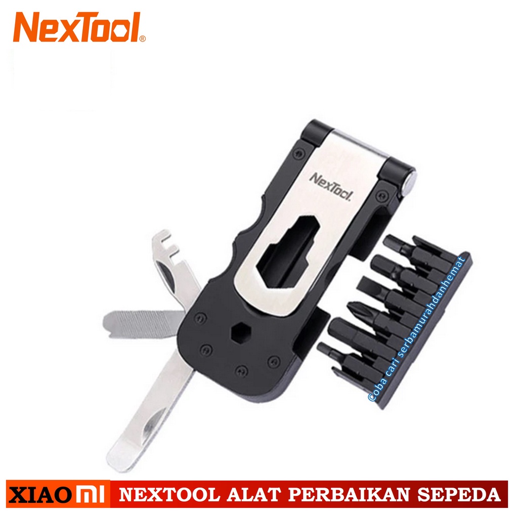 Alat Perbaikan Sepeda Multifungsi NEXTOOL Bicycle Repairment