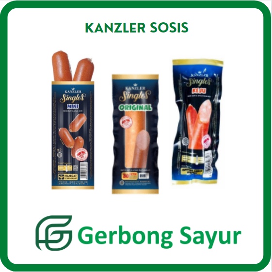

Kanzler Sosis Singles Satuan Original Keju Mini