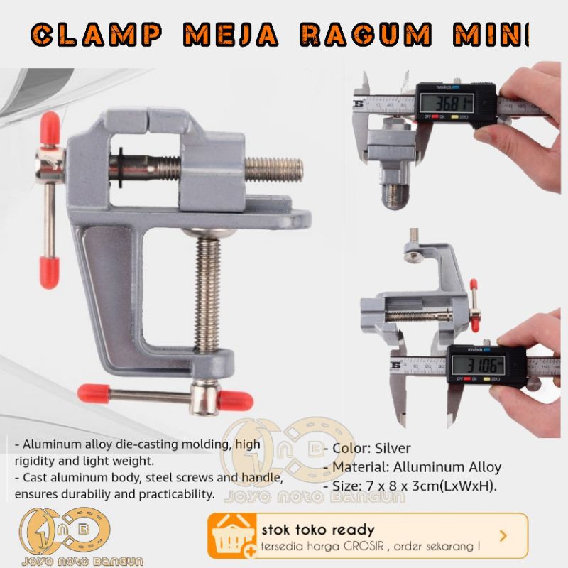 ragum mini clamp jepit klem ragum meja mini