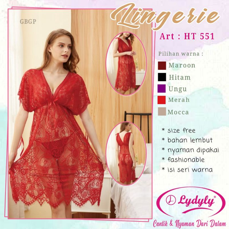 Baju Tidur Sexy Lingerie Lydyly 551, 546, 3014