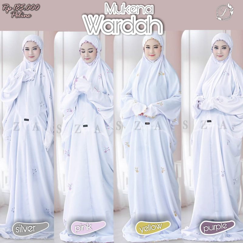 Original Alat Sholat Rukuh Terusan Lajuran Mukena Wardah By Latisza