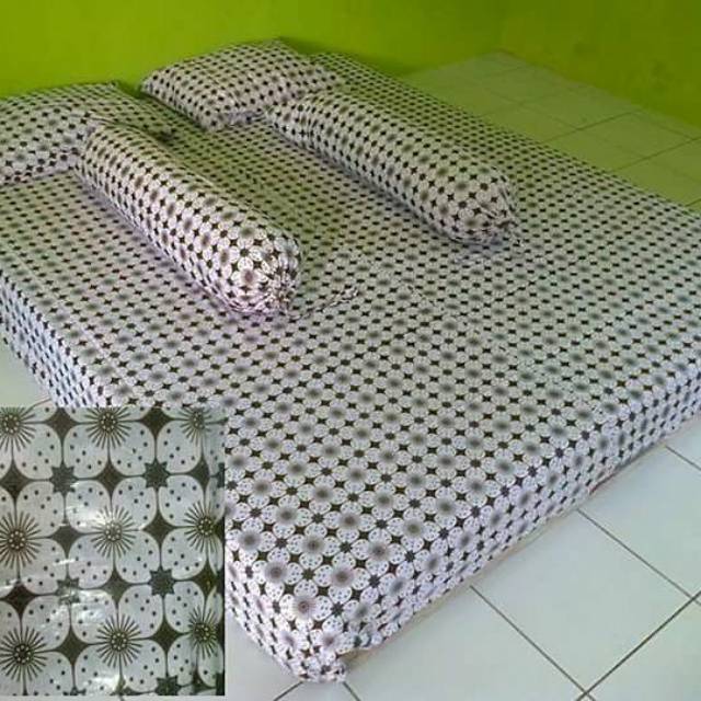 Sprei Batik Motif Kawung Prabu