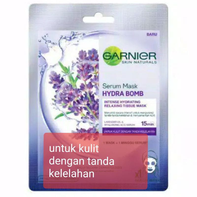 TERLARIS!!! MASKER GARNIER SERUM MASK MASKER WAJAH BANYAK WARNA DAN FUNGSI