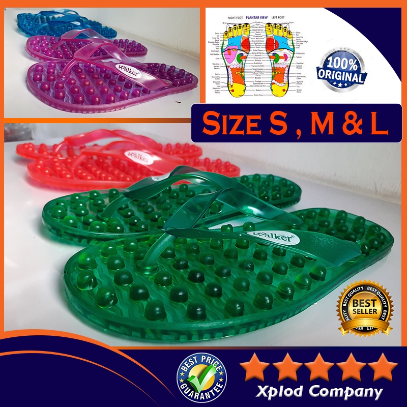 SANDAL KESEHATAN DURI BESAR - SANDAL REMATIK SENDAL JEPIT REFLEKSI TERMURAH WALKER