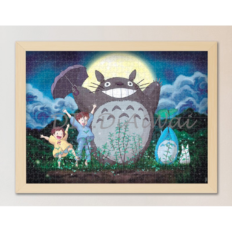 Mini Puzzle 1000 pcs Mainan Jigsaw Puzzle Puzzle Anime My Neighbor Totoro