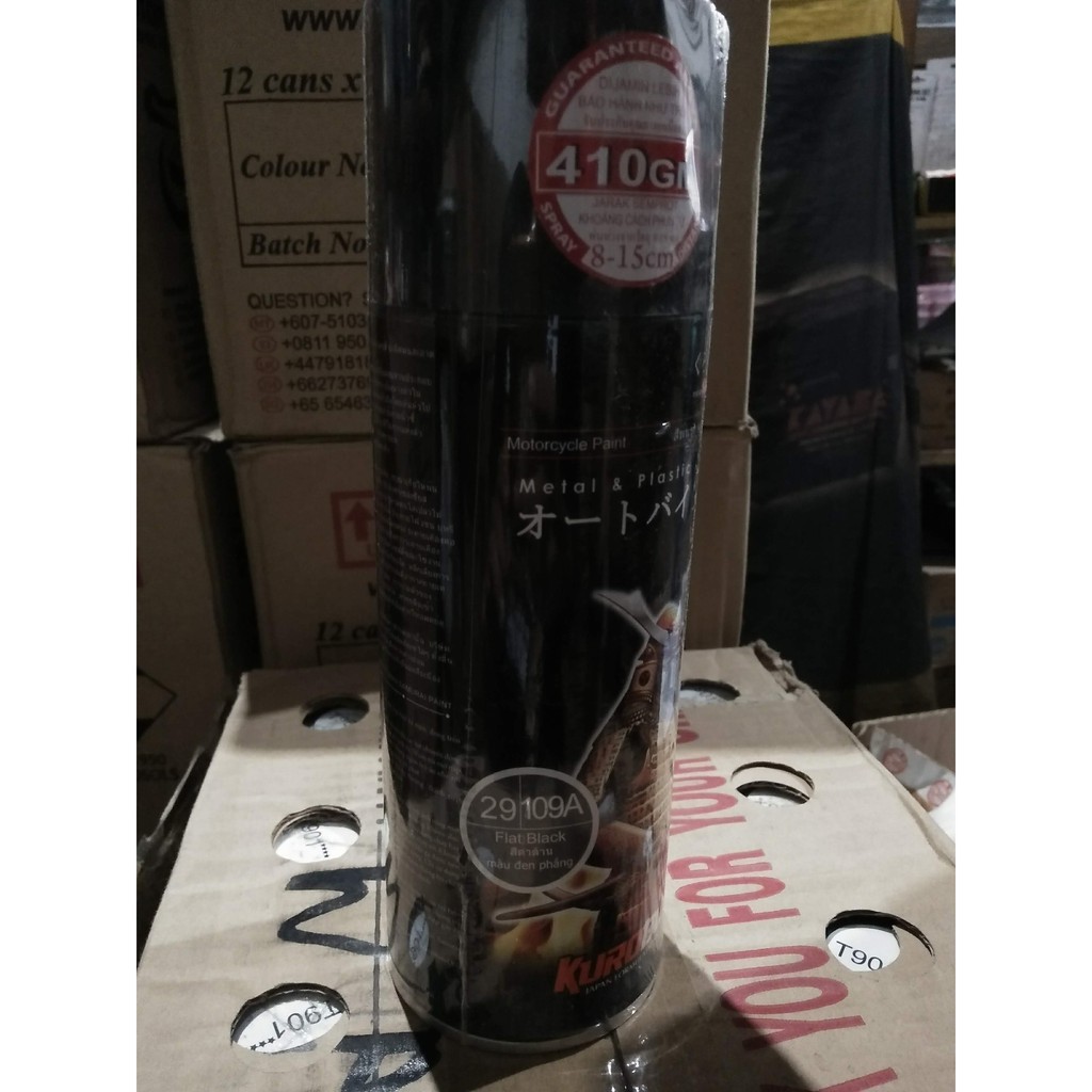 SAMURAI PAINT 109A BLACK DOFF / FLAT BLACK