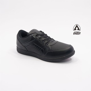 Aerostreet 35-38 Homizio Hitam - Sepatu Sneakers Casual