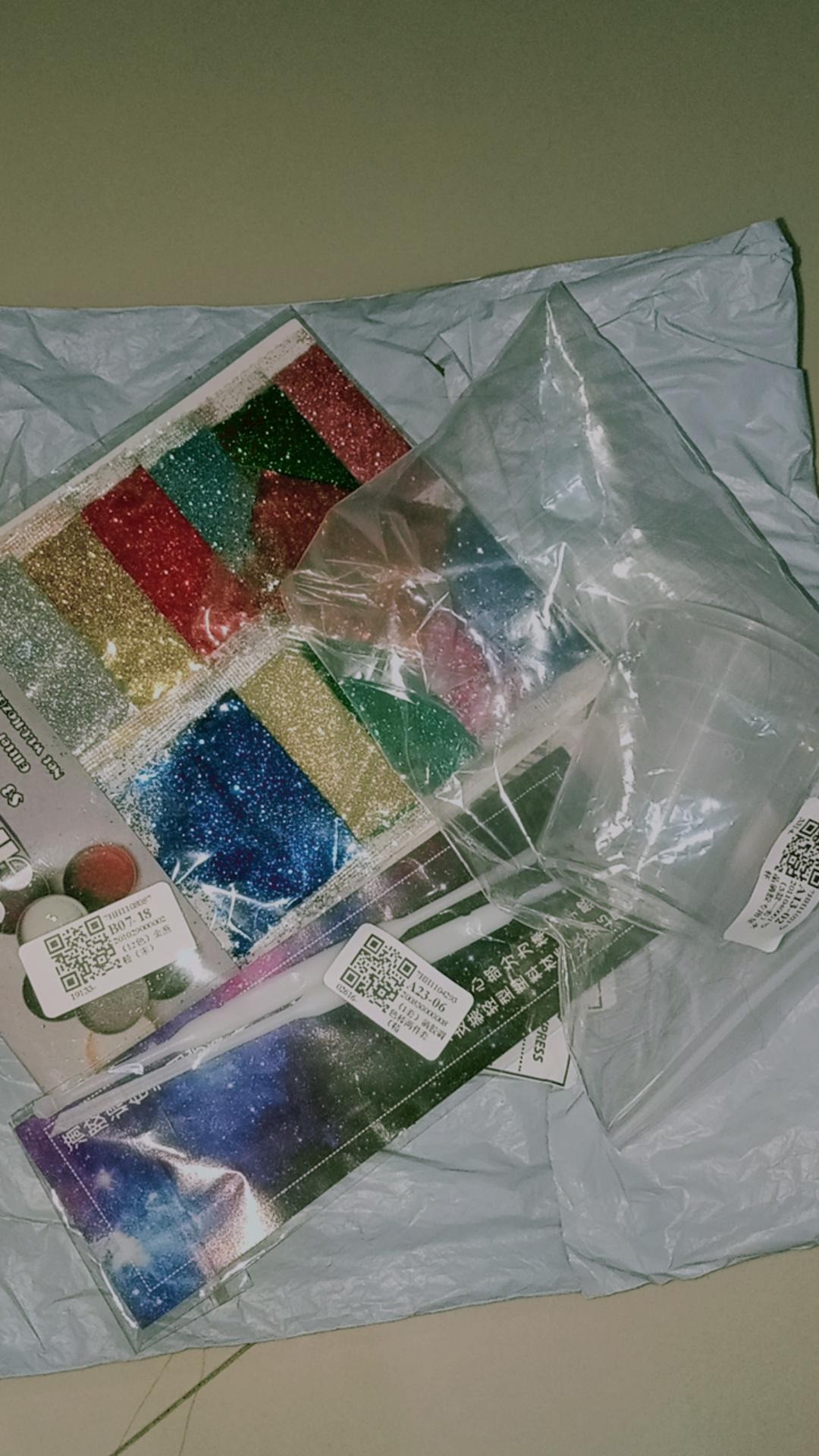 Inf Cetakan Resin Glitter Sequin 12 Warna Ukuran Besar Untuk Perhiasan Diy