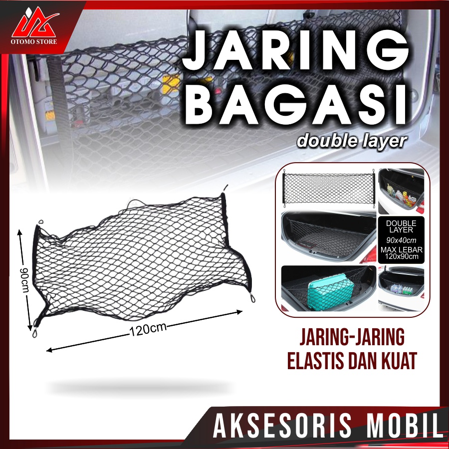 JARING BAGASI Belakang Mobil Jaring Pengaman Cargo Nett Aksesoris Interior Mobil Murah Universal