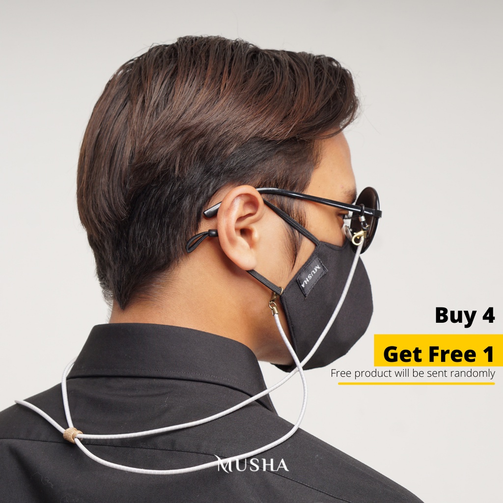 Musha Strap for Double Mask - Simple Basic | Strap / Tali Masker